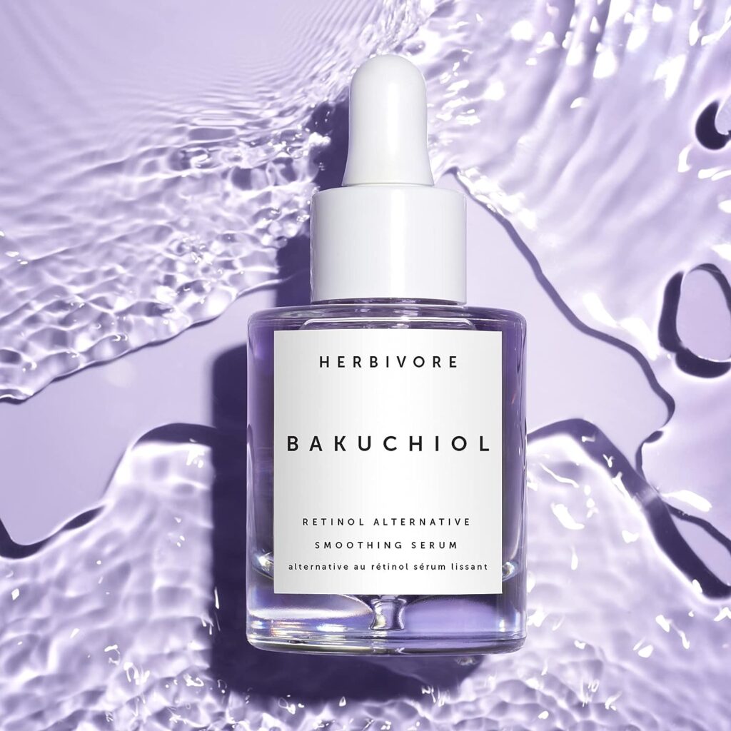 HERBIVORE Bakuchiol Retinol Alternative Face Serum REGULAR STRENGTH - Bakuchiol + Peptides, Smooths Skin, Reduces Fine Lines  Wrinkles, Plant-based, Vegan, Cruelty-free, 30mL / 1 oz