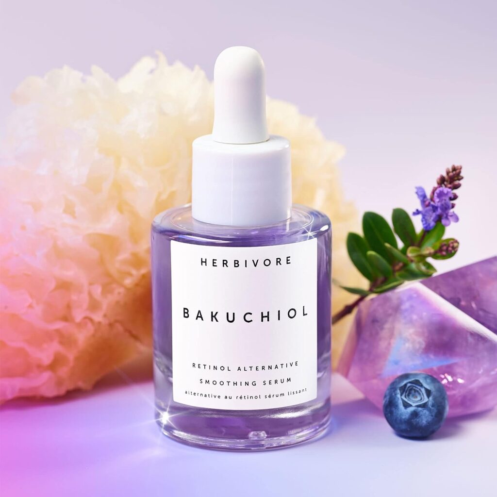 HERBIVORE Bakuchiol Retinol Alternative Face Serum REGULAR STRENGTH - Bakuchiol + Peptides, Smooths Skin, Reduces Fine Lines  Wrinkles, Plant-based, Vegan, Cruelty-free, 30mL / 1 oz